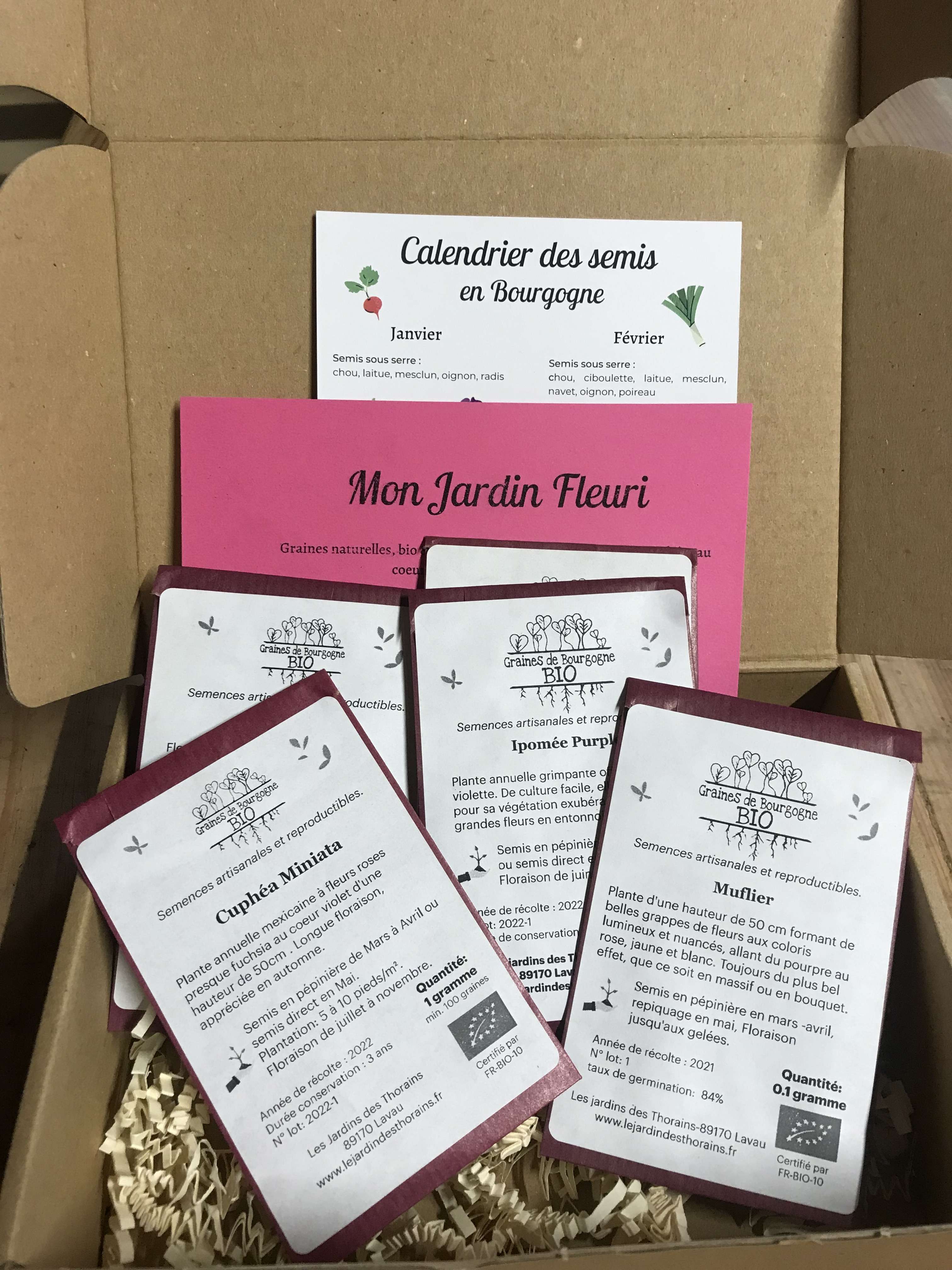 Coffret de graines à semer 