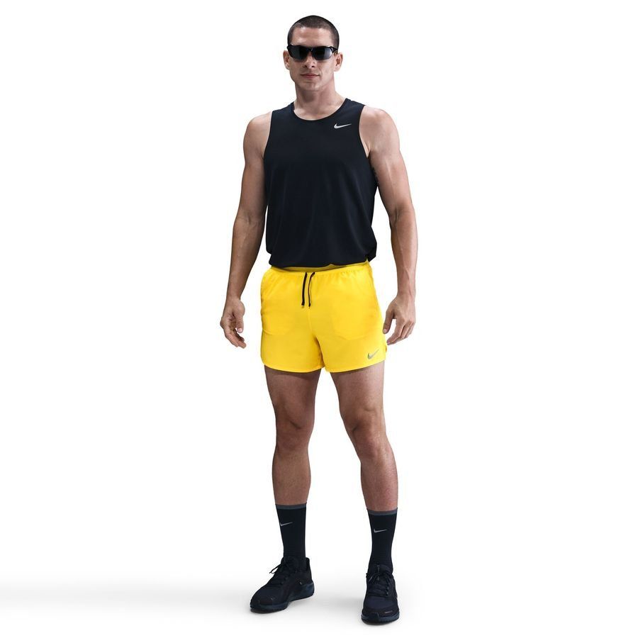 Nike Short Running Dri-FIT Stride - Lightening/Noir/Argenté