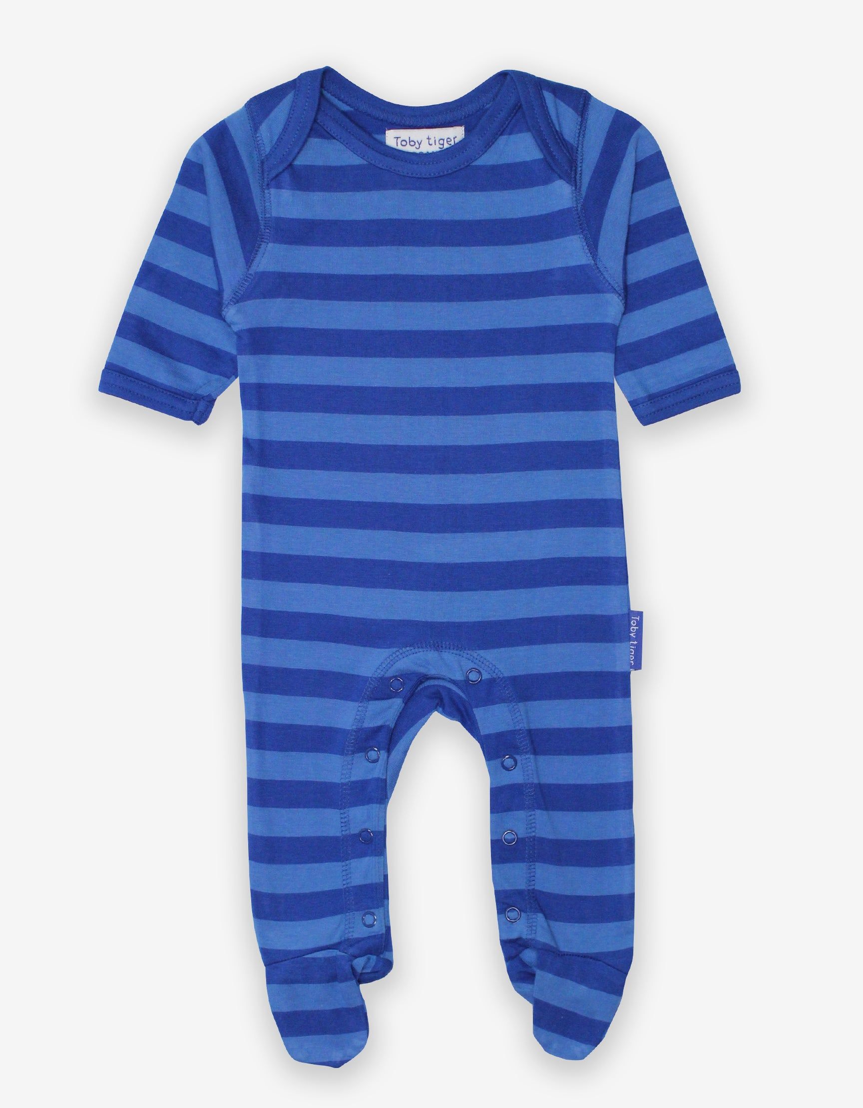 Toby Tiger Baby Strampler im Doppelpack, Tiger Print und gestreift