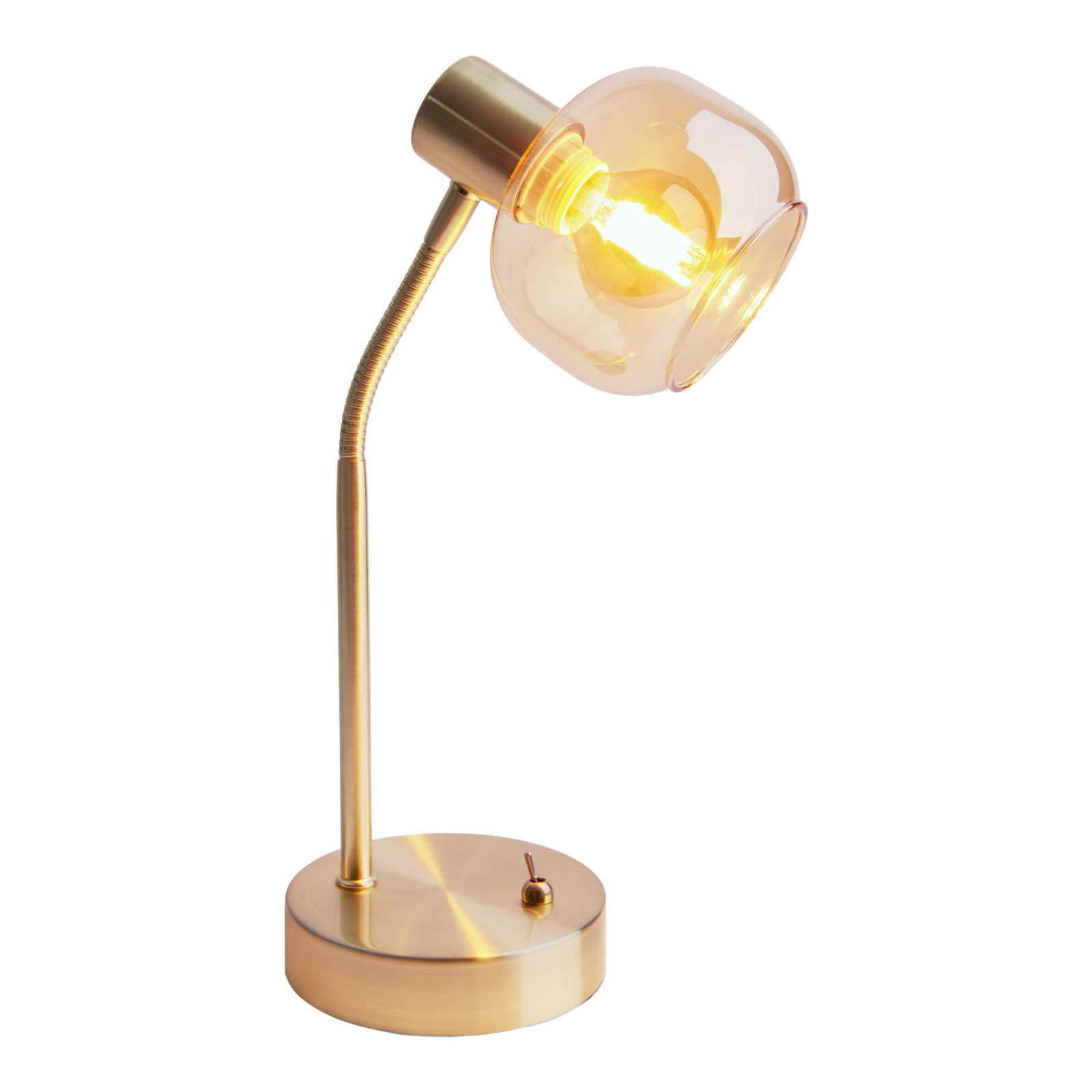 Tischleuchte LIBBY - messing - 34 cm hoch