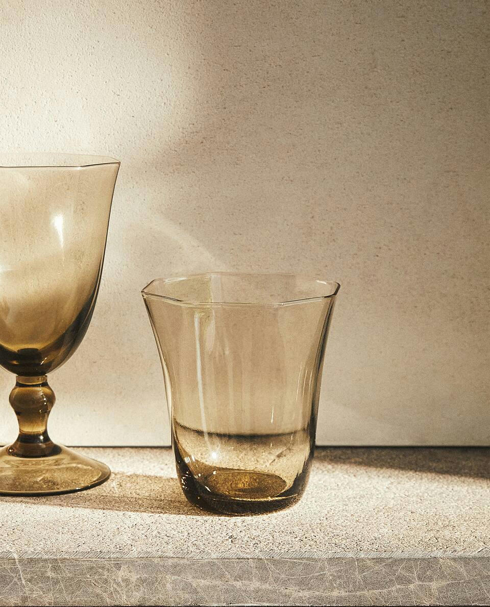 TAÇA DE VINHO OCTOGONAL