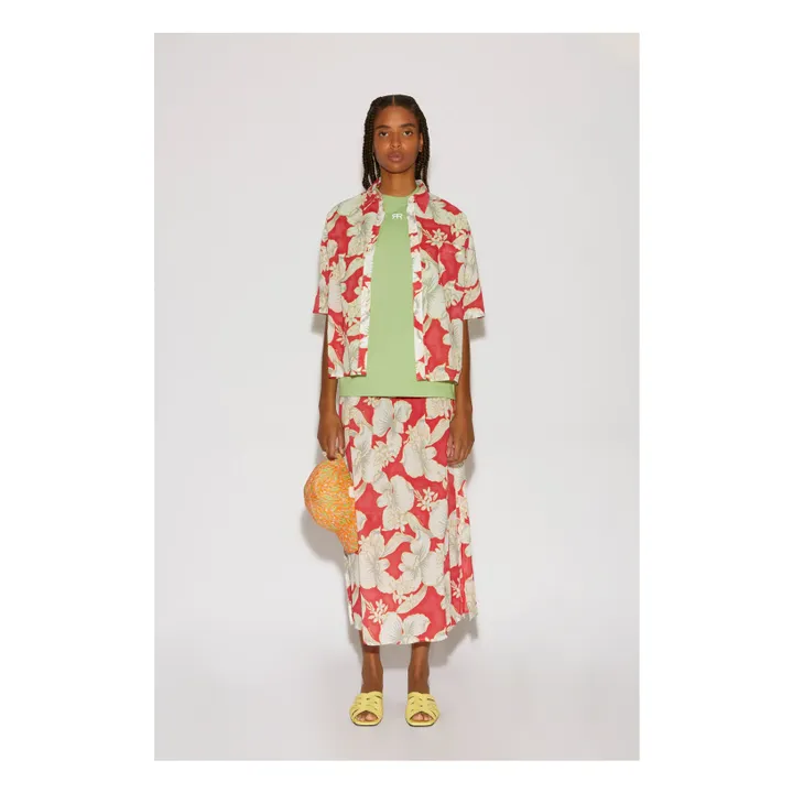 Roseanna T-shirt Fewrr Jersey Coton Bio | Vert Jade
