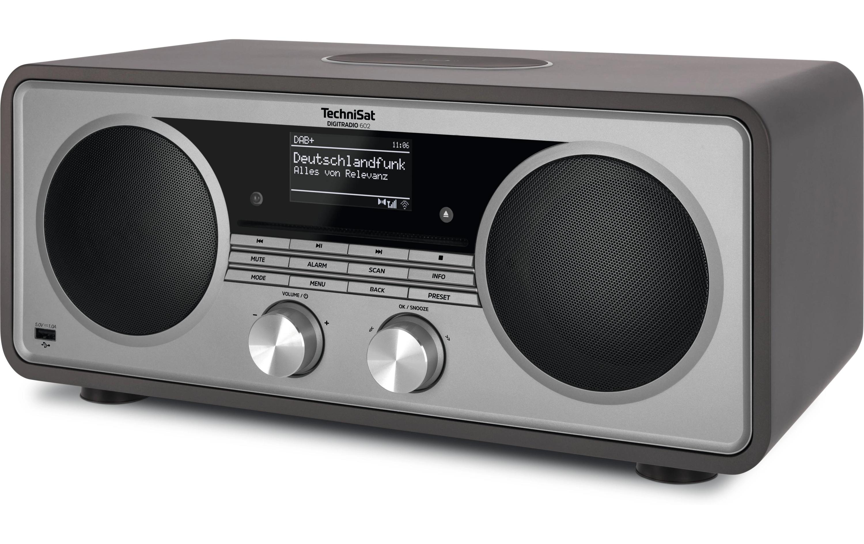 DAB+ Radio DigitRadio 602 Anthrazit/Silber<br>DAB+ Radio mit WLAN-Funktionalität