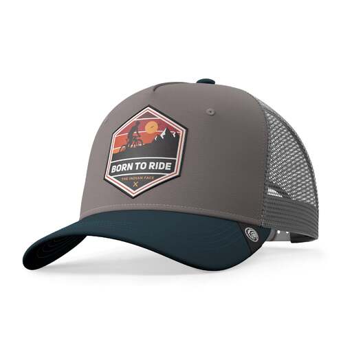 Gorra, o rosto indiano, nascido para cavalgar.