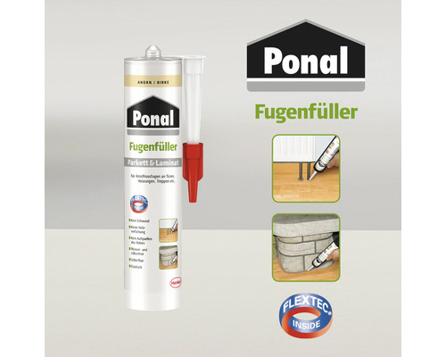 Ponal Parket & Laminaat Voegenvuller Esdoorn/Berken 280 ml