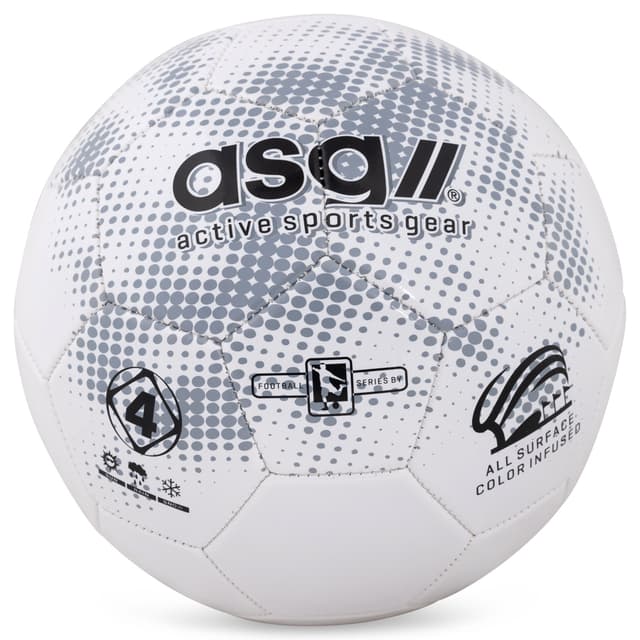 ASG Fodbold Hvid/Grå str. 5