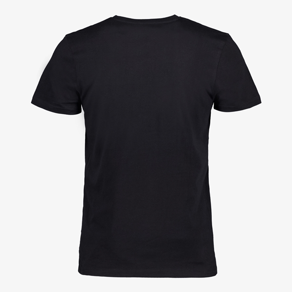 Unsigned heren T-shirt zwart V-hals
