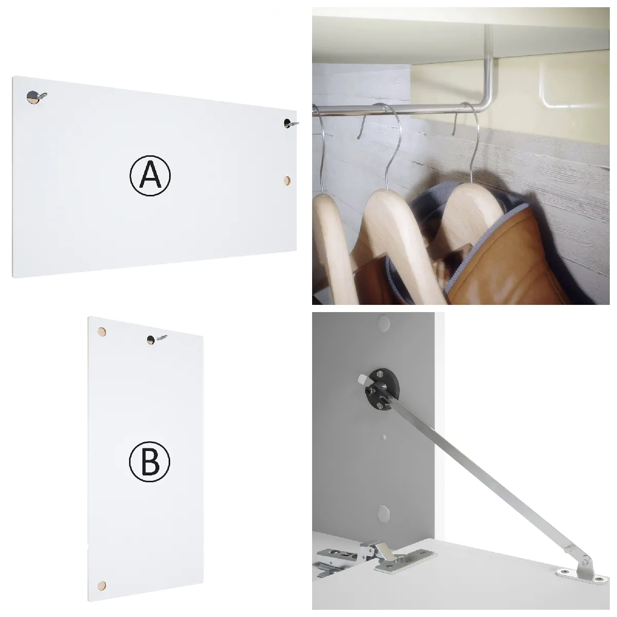 MPC Vestiaire Blanc Avola-anthracite