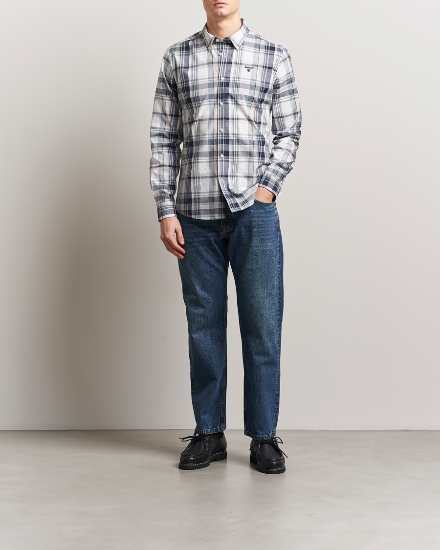 Barbour Lifestyle Gabe Checked Popline Shirt White