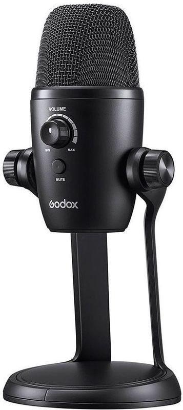 Godox UMic82 - USB Condensatormicrofoon - Met Drie-Capsule-Array - Voor Contentcreatie