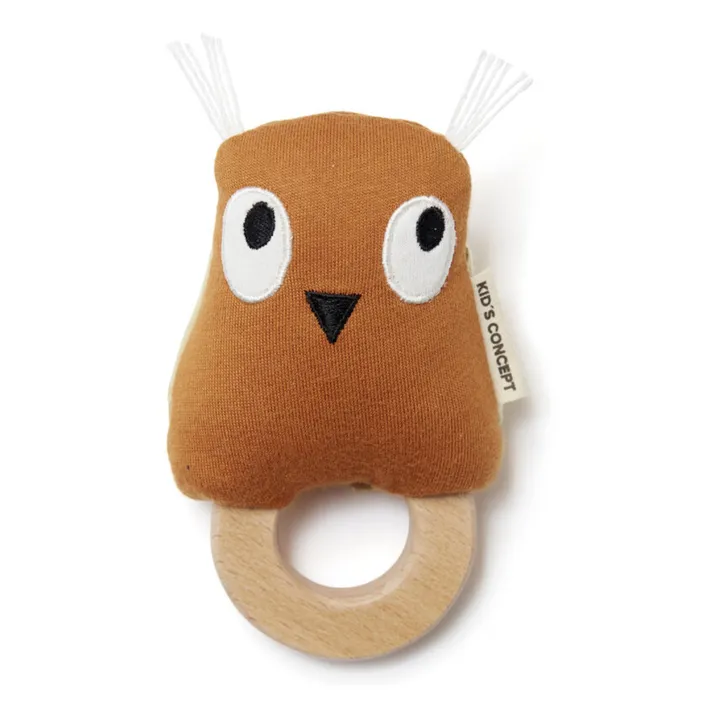 Kid's Concept Hochet Chouette Edvin | Rouille