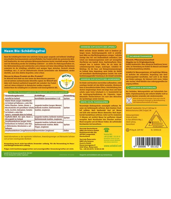 Solabiol® Neem Bio-Schädlingsfrei