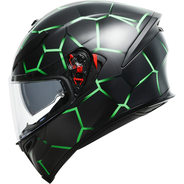 AGV - Casque K5 S Vulcanum Noir / Vert