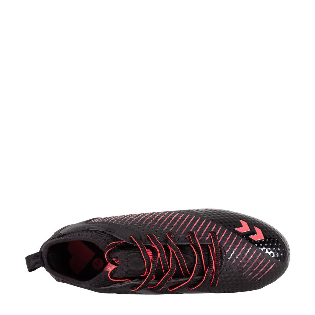 hummel Zoom FG junior voetbalschoenen zwart/rood