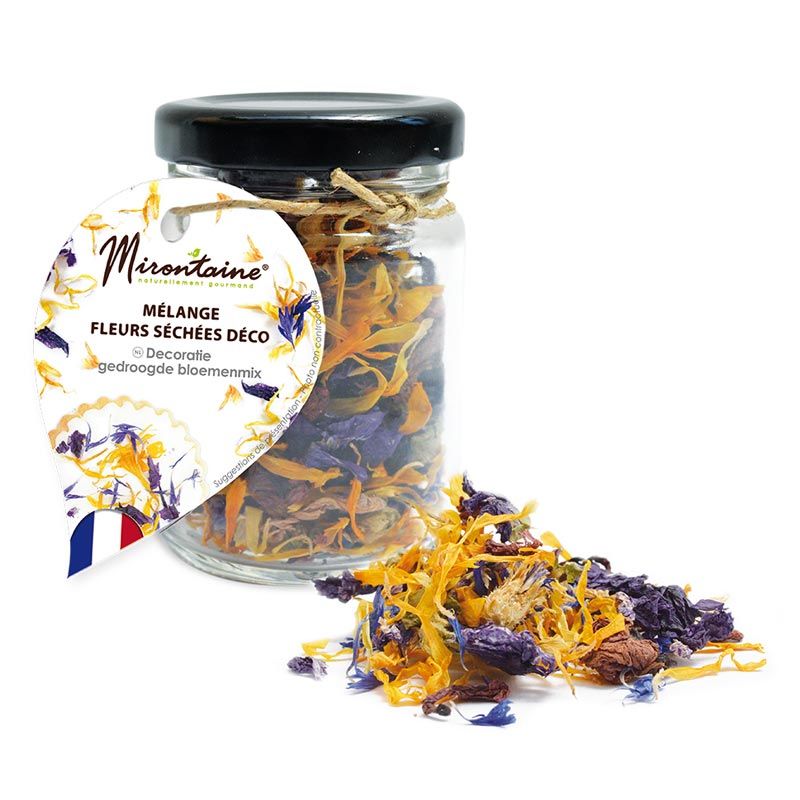 Mélange de fleurs séchées comestibles pour pâtisserie Scrapcooking