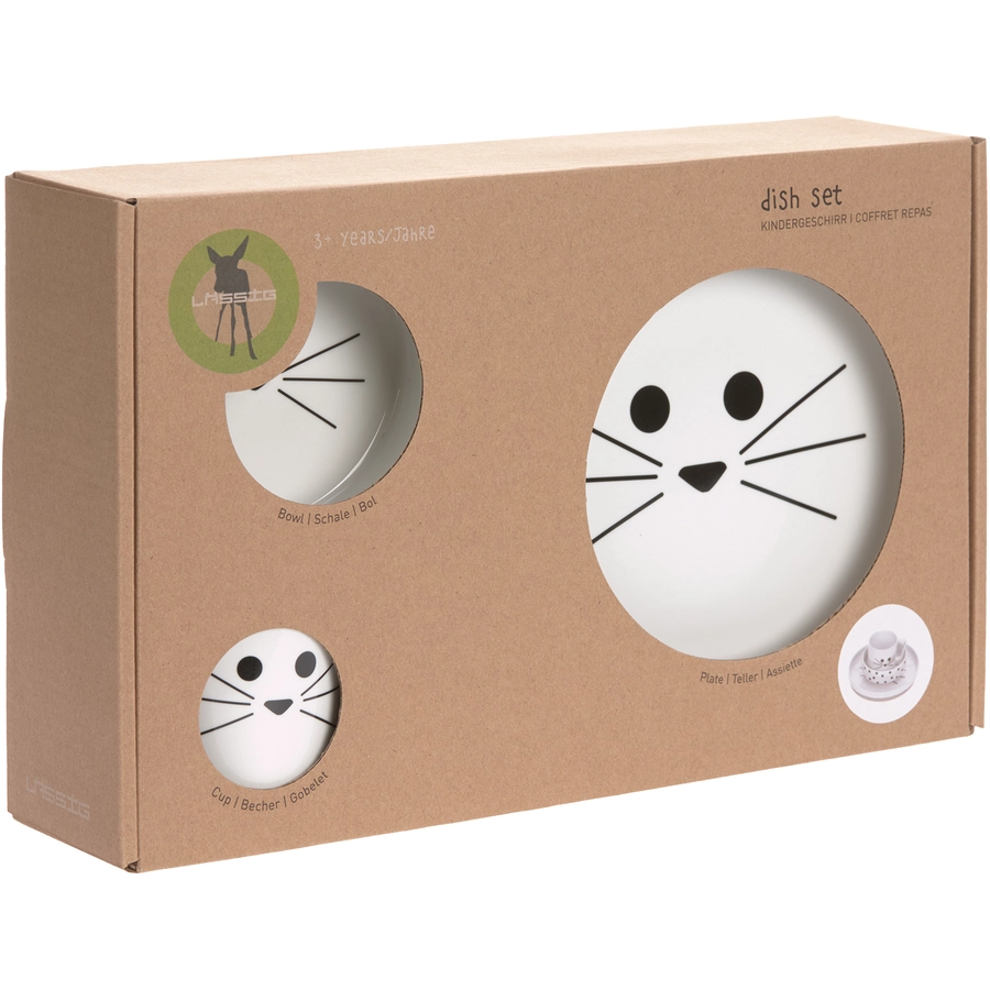 LÄSSIG Kindergeschirrset Little Chums Cat