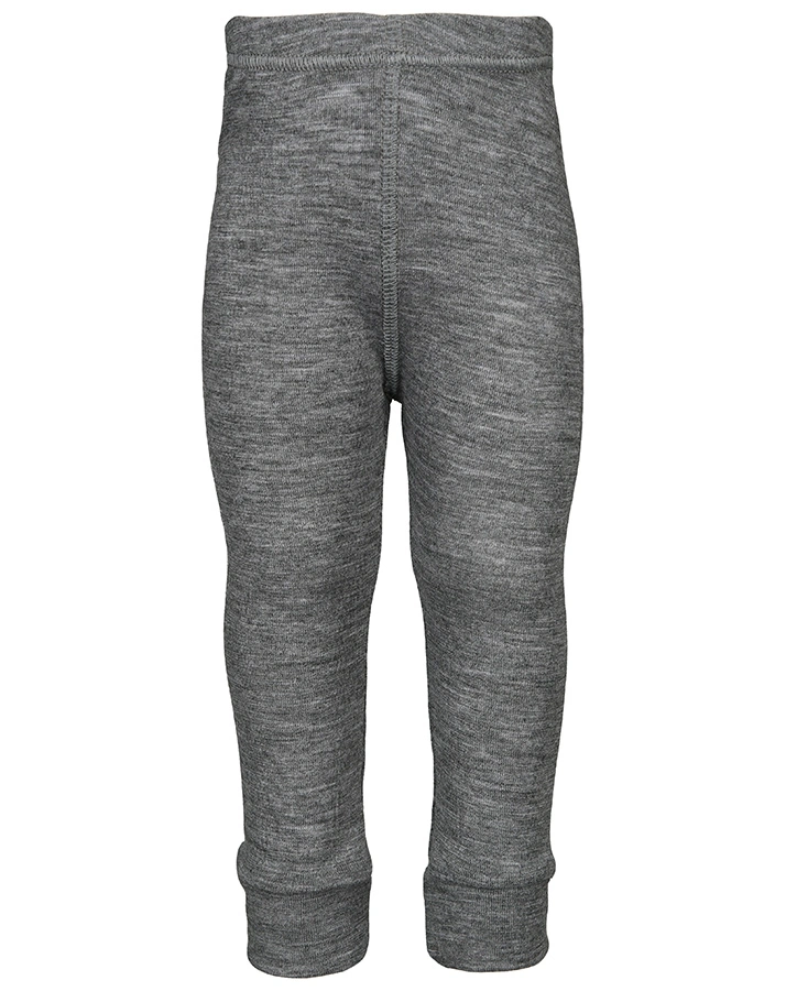 Woll-Leggings FINN in dunkelgrau melange