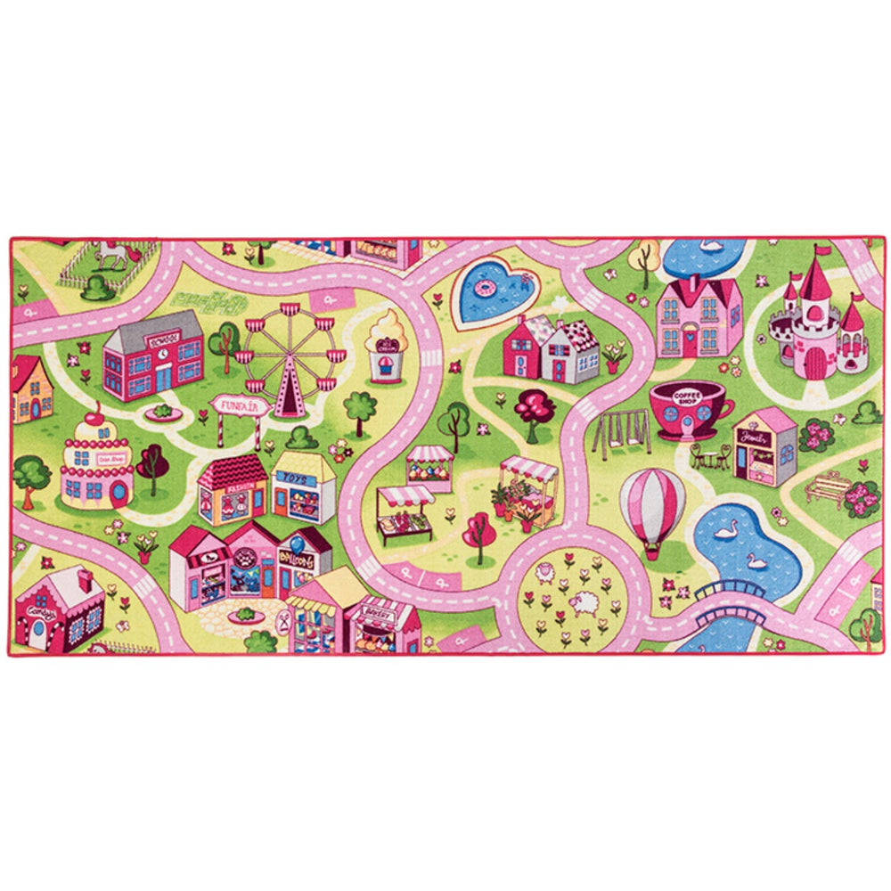 Køb Rebel Roads Fairground Life Gulvtæppe - 95 X 200 Cm