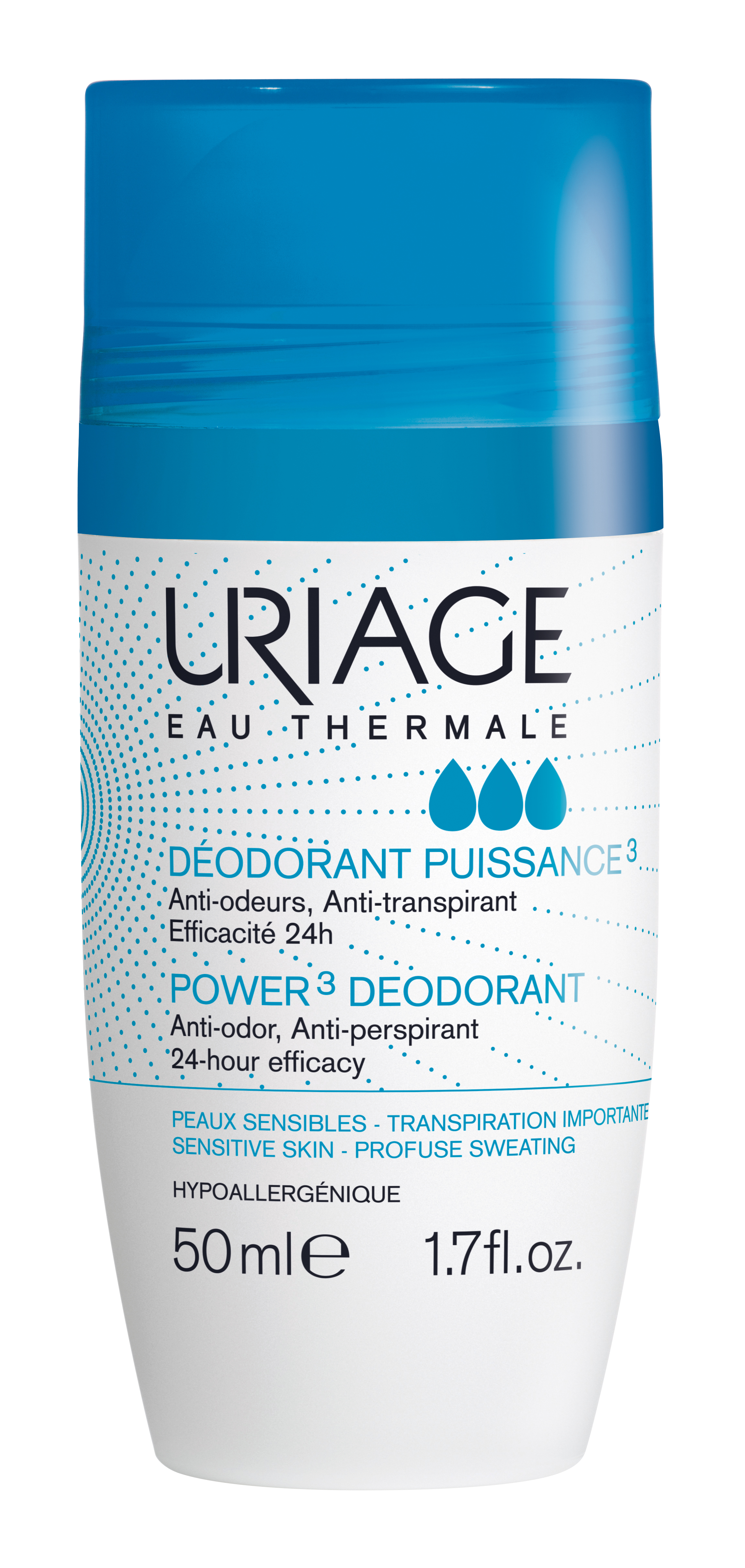 URIAGE Déodorant Puissance3 Roll-on 50 ml