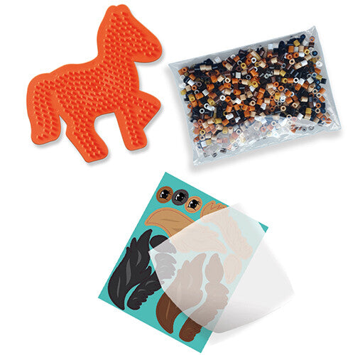 Ses creative strijkkralen paarden