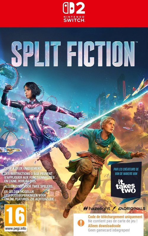 Switch - 2 Split Fiction - Game - Code in a Box NL/FR