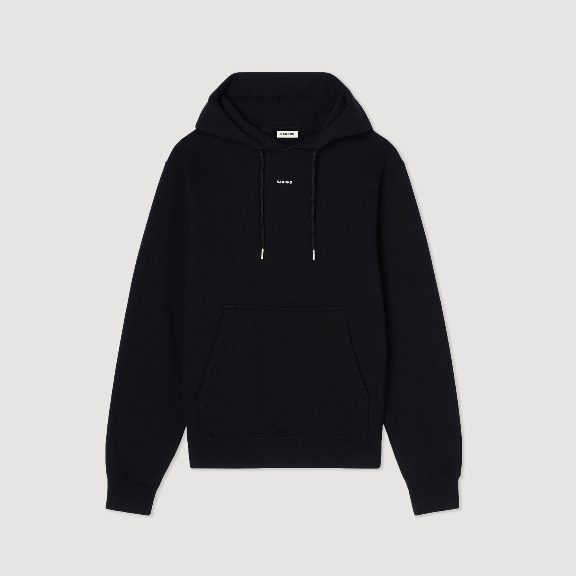 Hoodie Homme brode en coton biologique