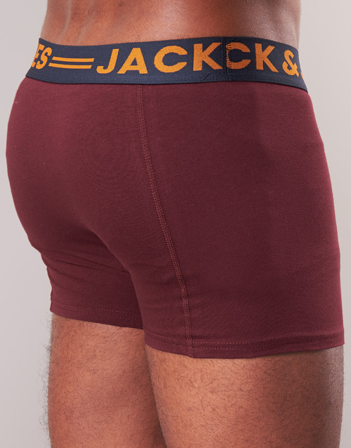 Jack & Jones - JACLICHFIELD X3 - Gris / Noir / Bordeaux