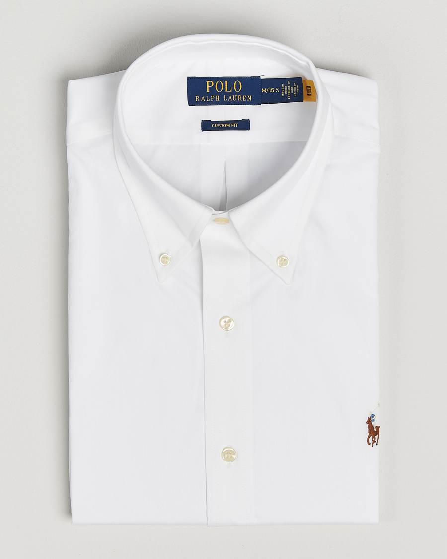 Polo Ralph Lauren Custom Fit Oxford Dress Shirt White