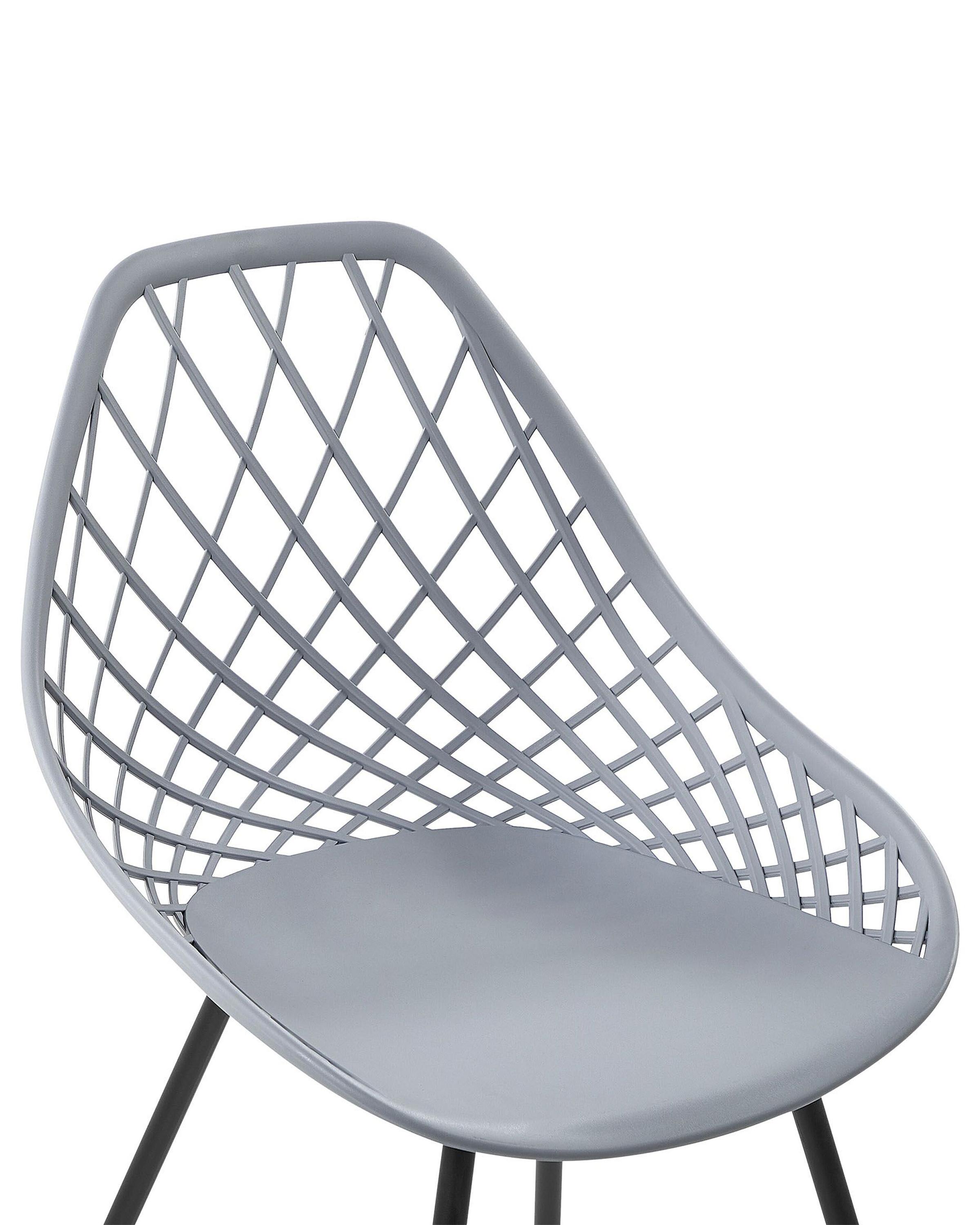 Set van 2 eetkamerstoelen CANTON Lichtgrijs