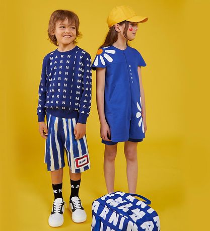 Marni Shorts - Blå/Hvidstribet