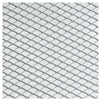 Plaat aluminium mat zilver strek 500x250x0.8mm