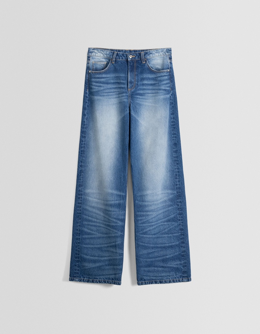 calças jeans largas