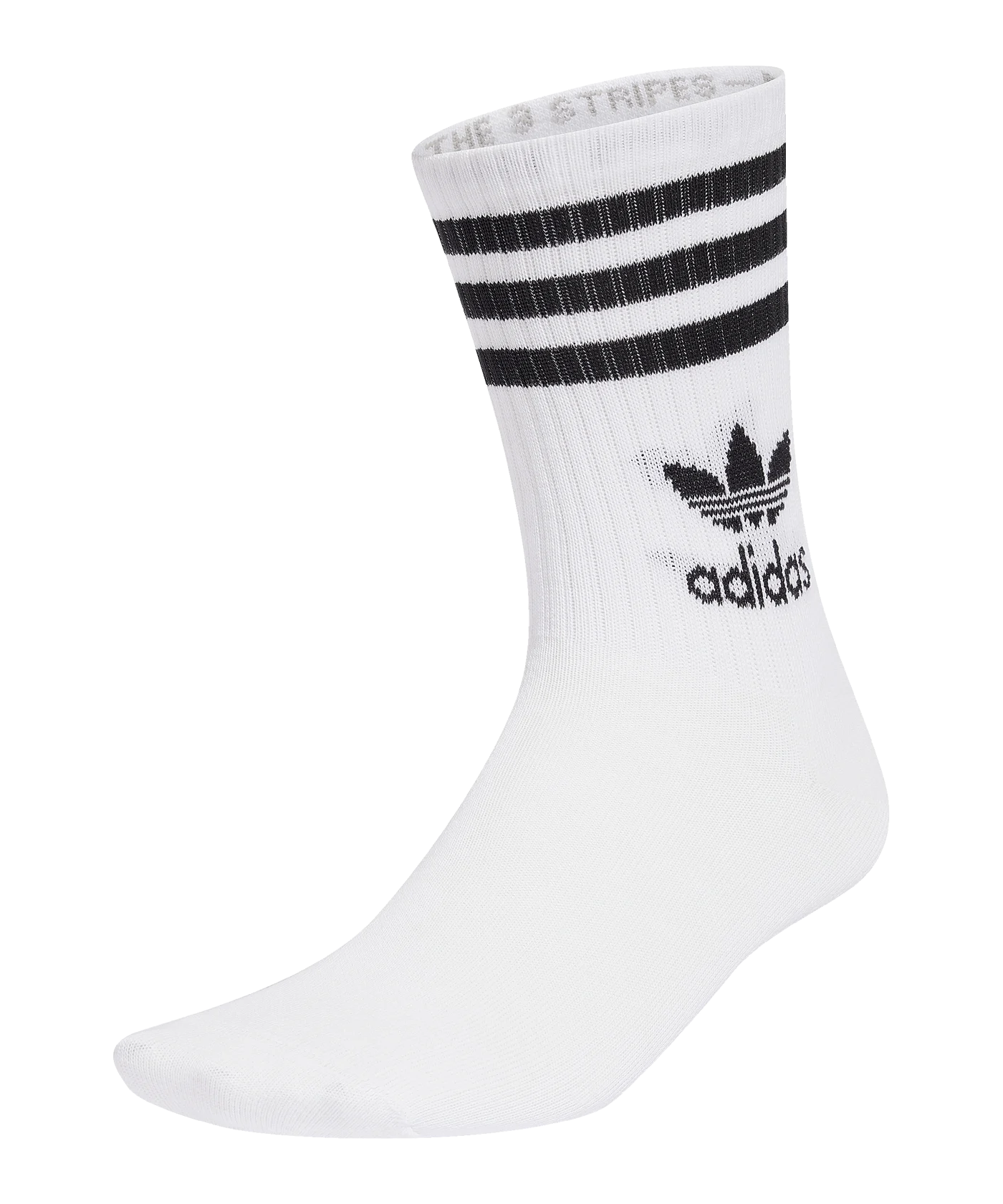 adidas Originals 3-Stripes Crew 6 Pairs Socken Weiss