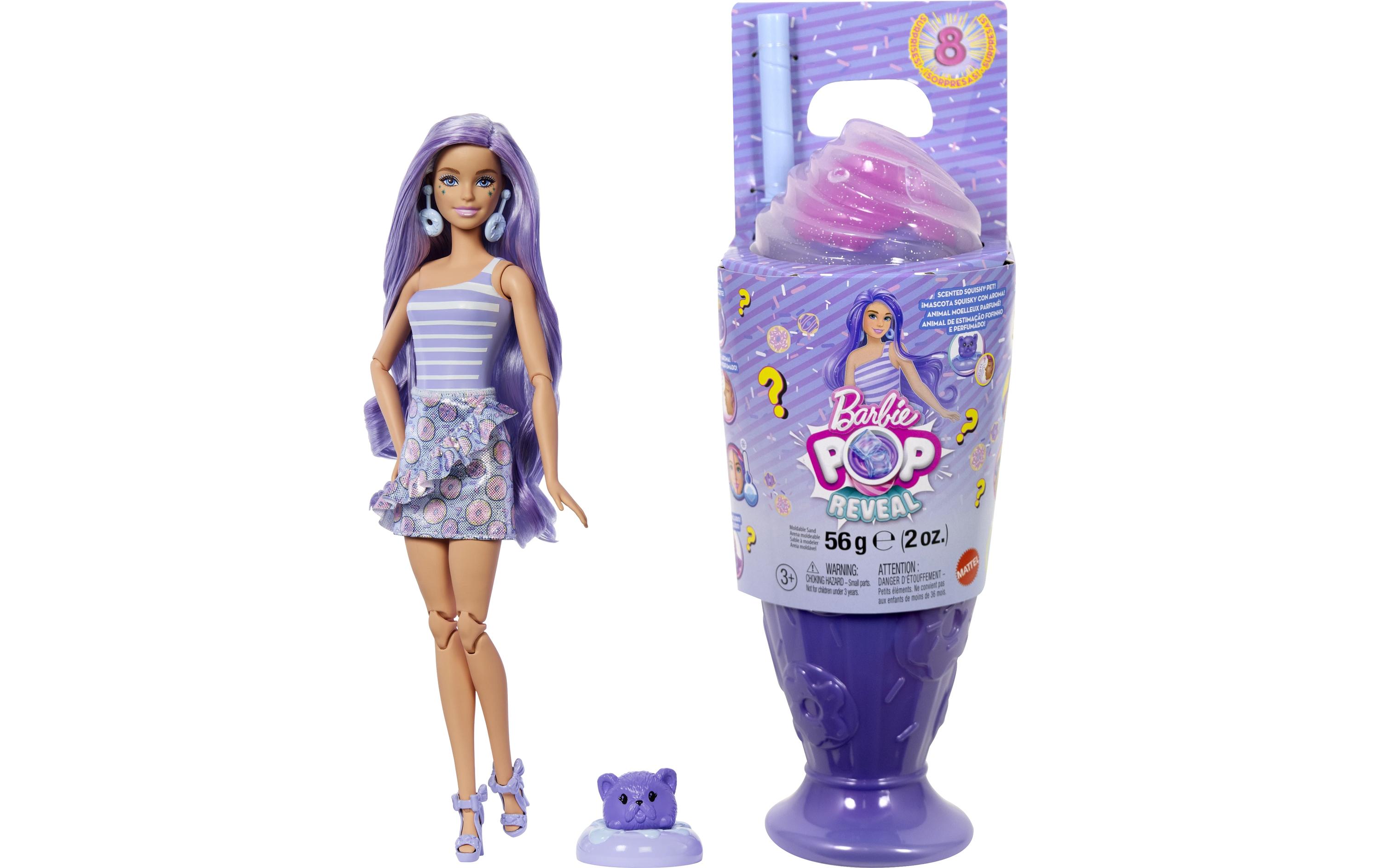 Puppe Pop! Reveal Treats Series Purple assortiertSet aus Puppe und Zubehör