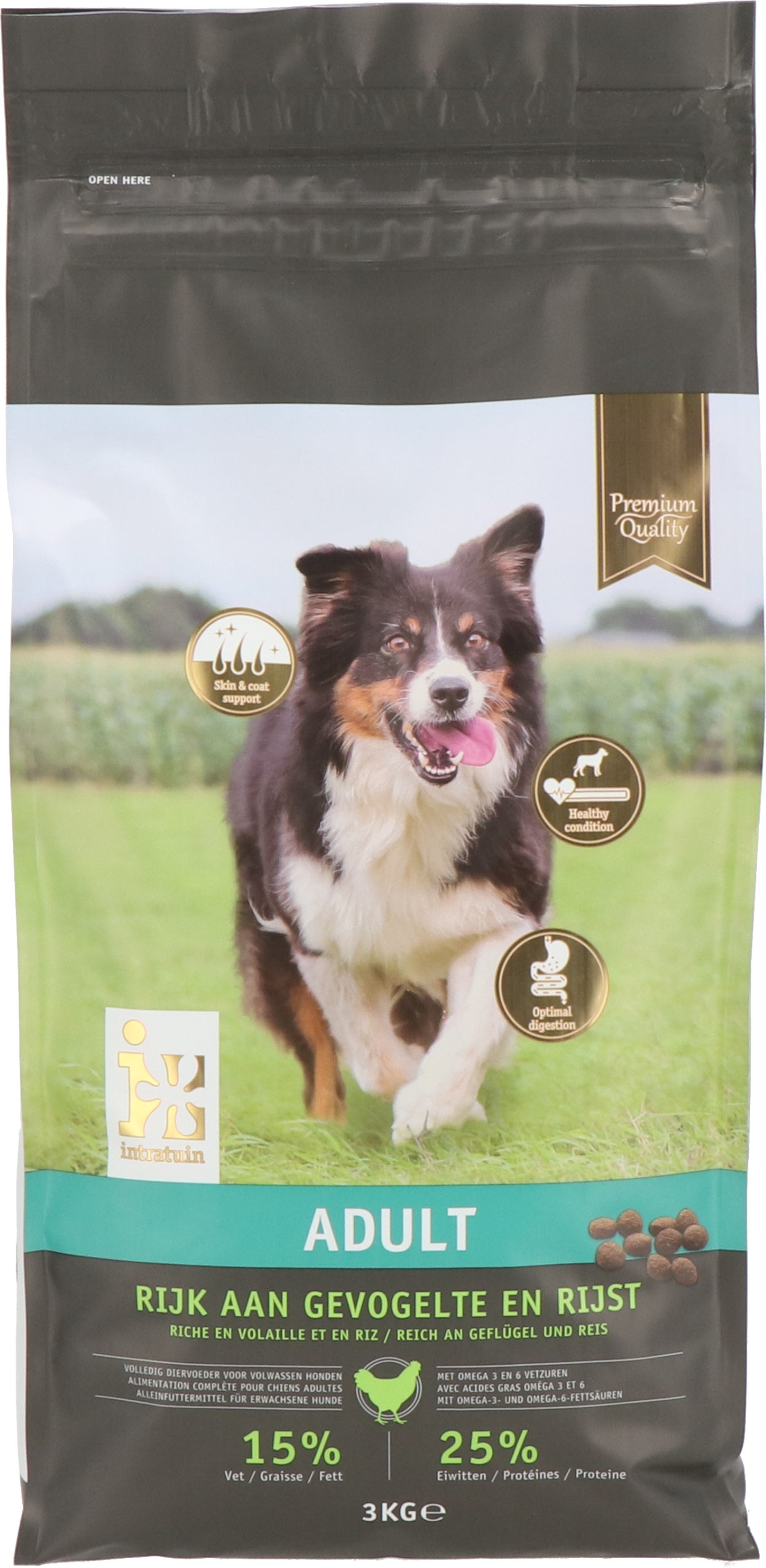 Intratuin Premium hondenvoeding adult 3 kg