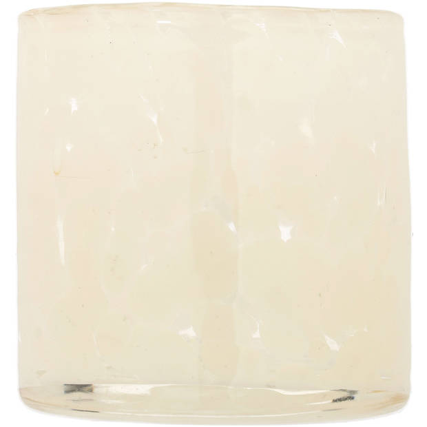 Blokker Theelichthouder Soft Tortoise - 8x8 cm - Geel