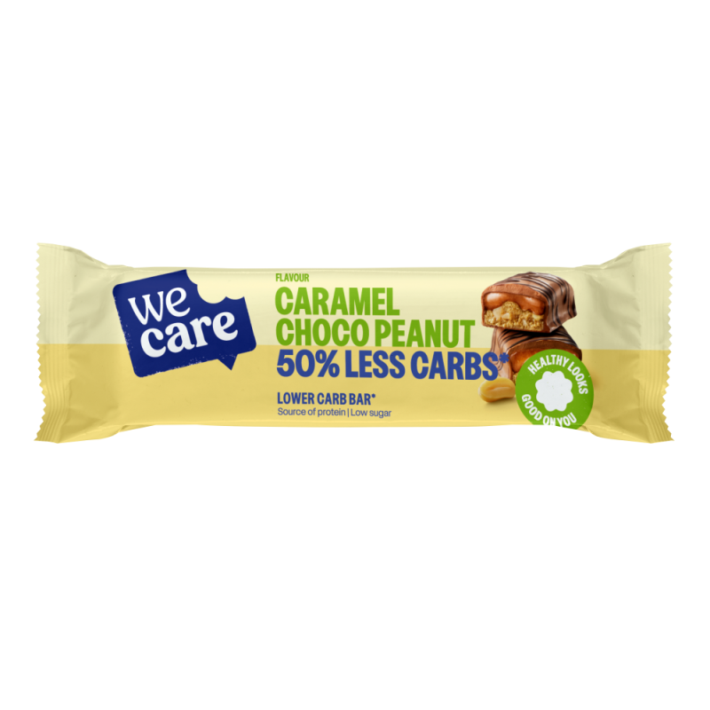 WeCare Lower Carb Bar Caramel Choco Peanut 35gr