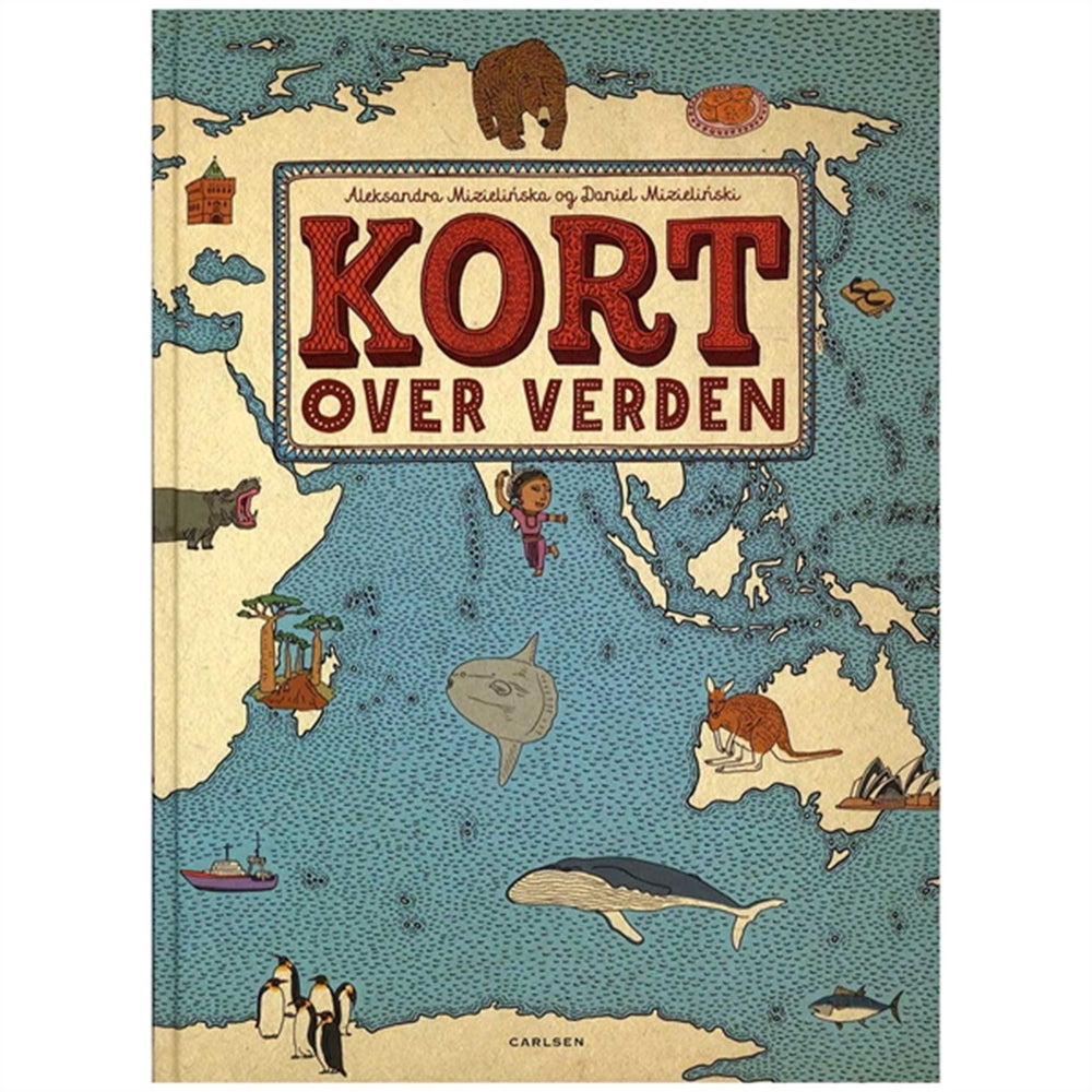 Køb Forlaget Carlsen Kort Over Verden