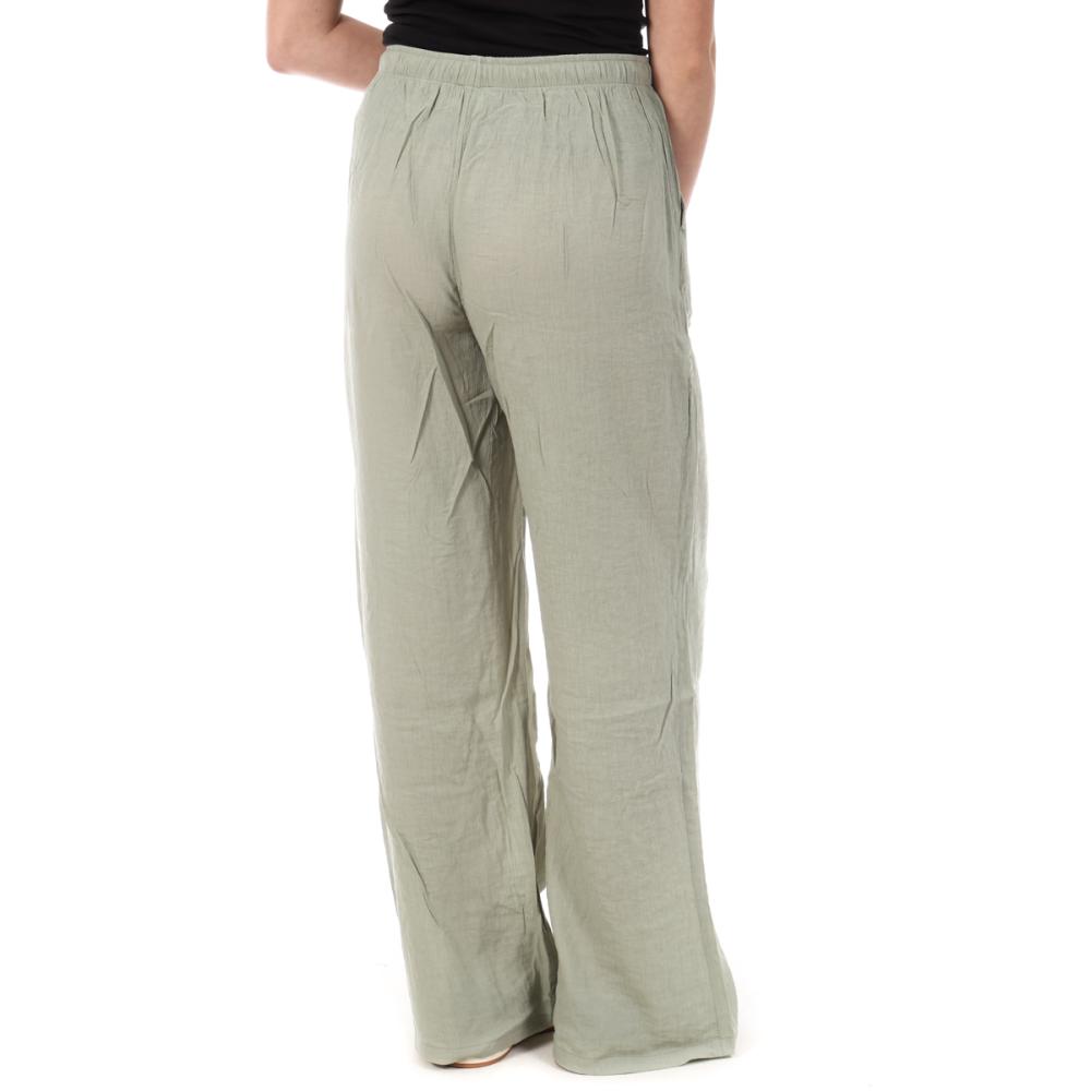 Teddy Smith Pantalon Fluide Vert Femme Teddy Smith Tyna