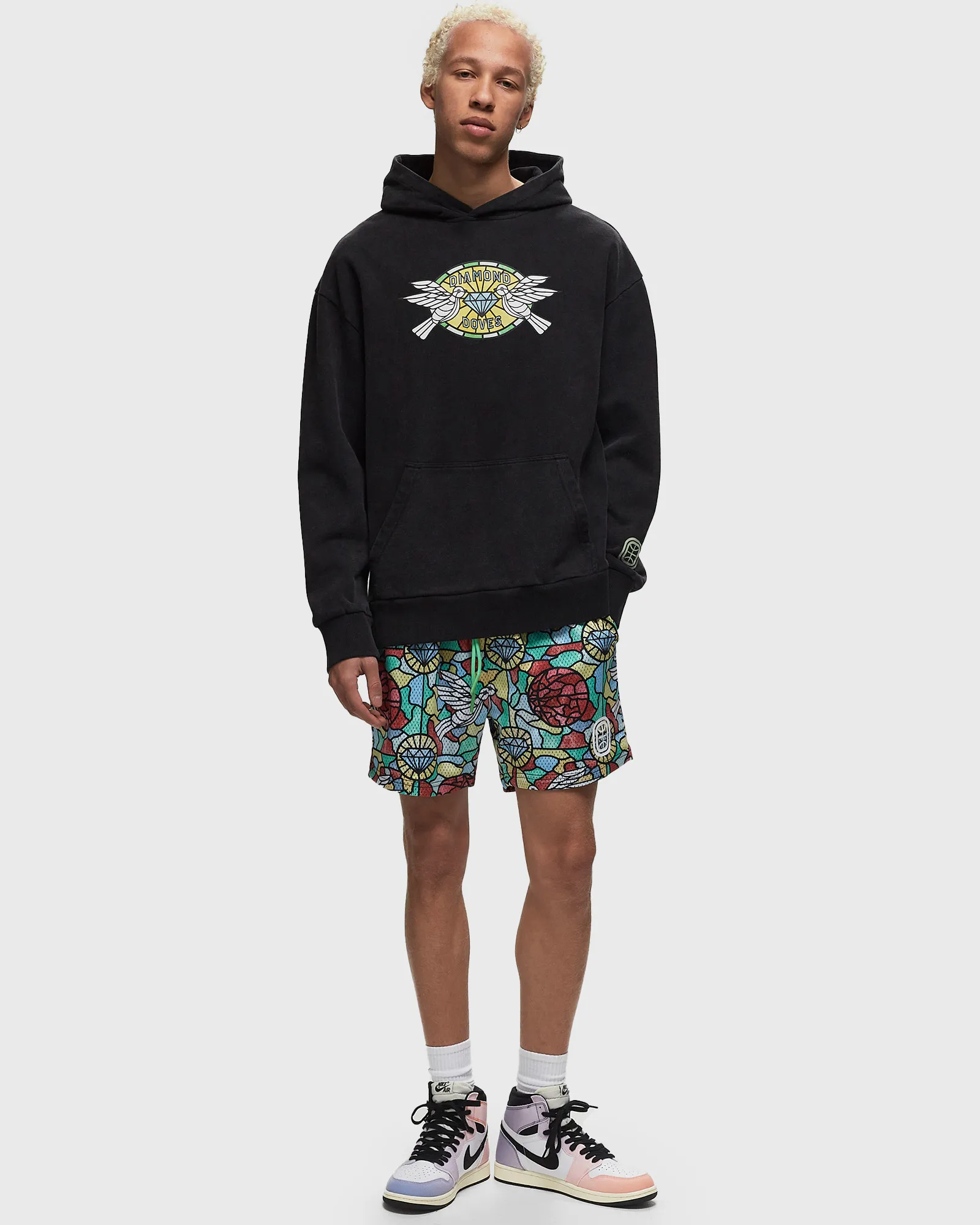 Overtime Stained Glass AOP Shorts