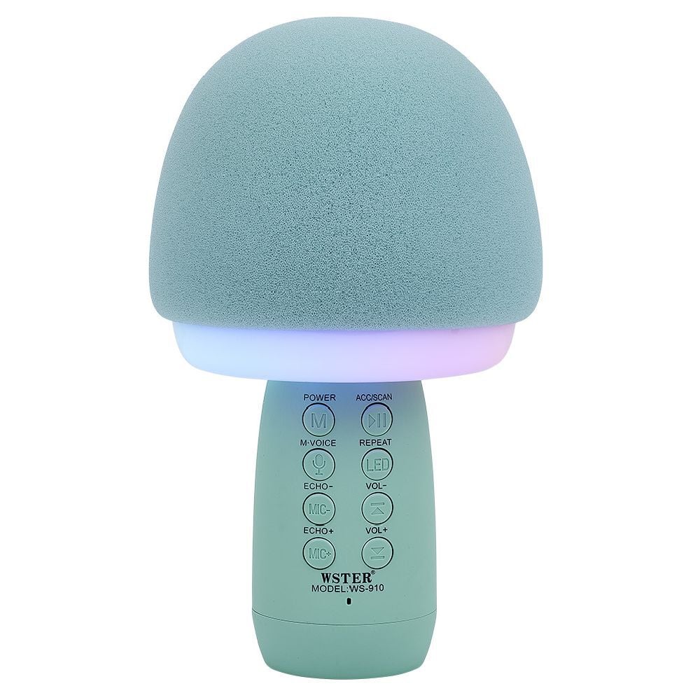 Micro karaoké et veilleuse bluetooth XL forme champignon