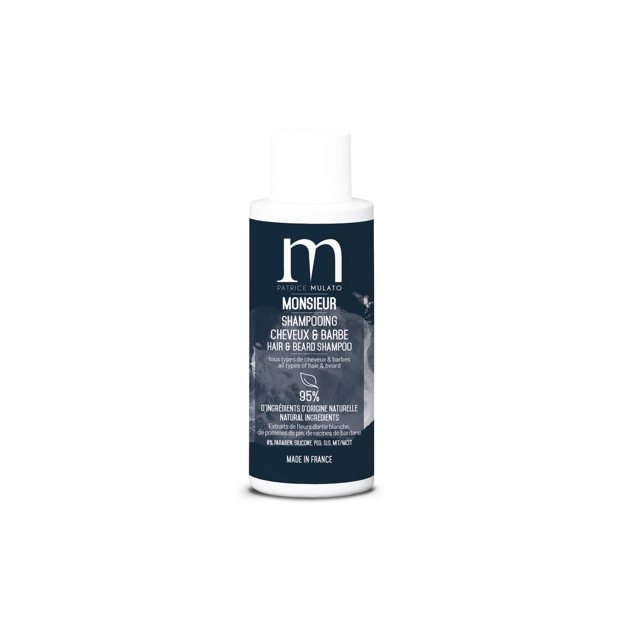 Shampoing cheveux et barbe Monsieur format voyage / 50ml
