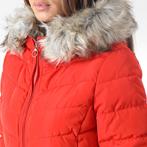 Doudoune Capuche Femme New Ellan Orange