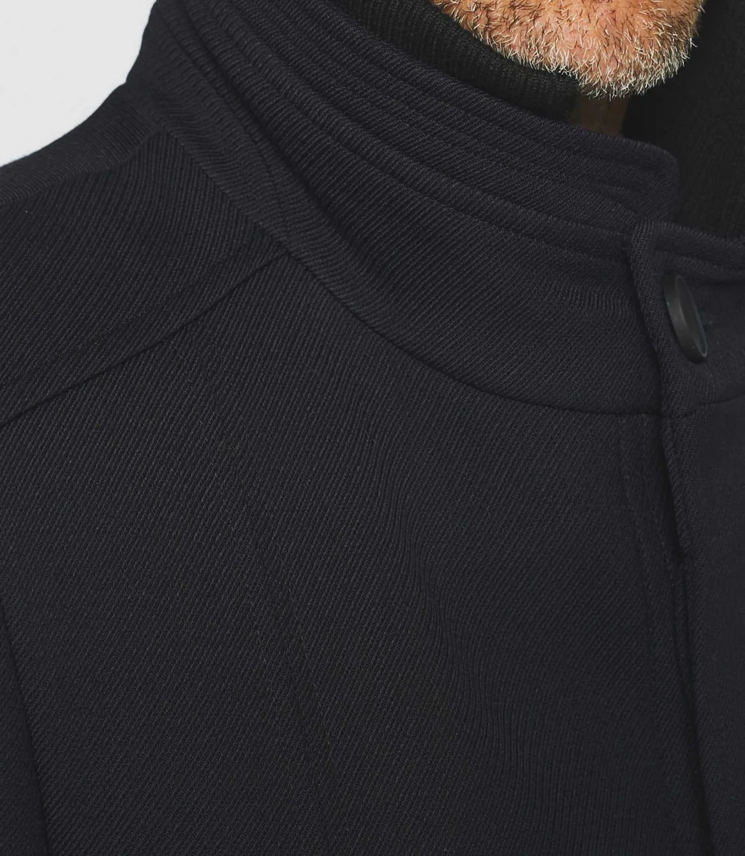 Manteau ville en laine marine INEON