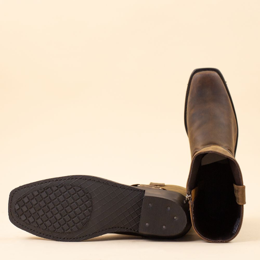 Old West MB2060 bikerboots hoog bruin