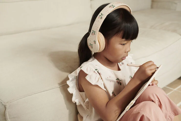 Liewood Quinn Wireless Headphones Peach / S Peach / sea shell