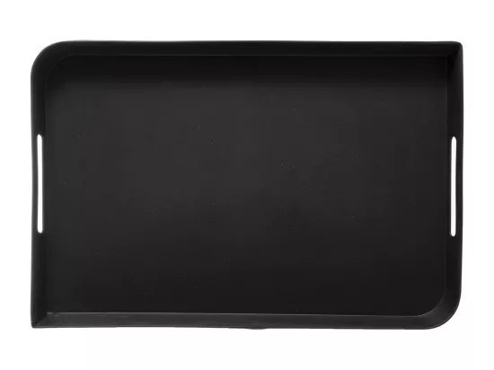 Plateau en Mélamine 45 x 30 cm Noir charbon