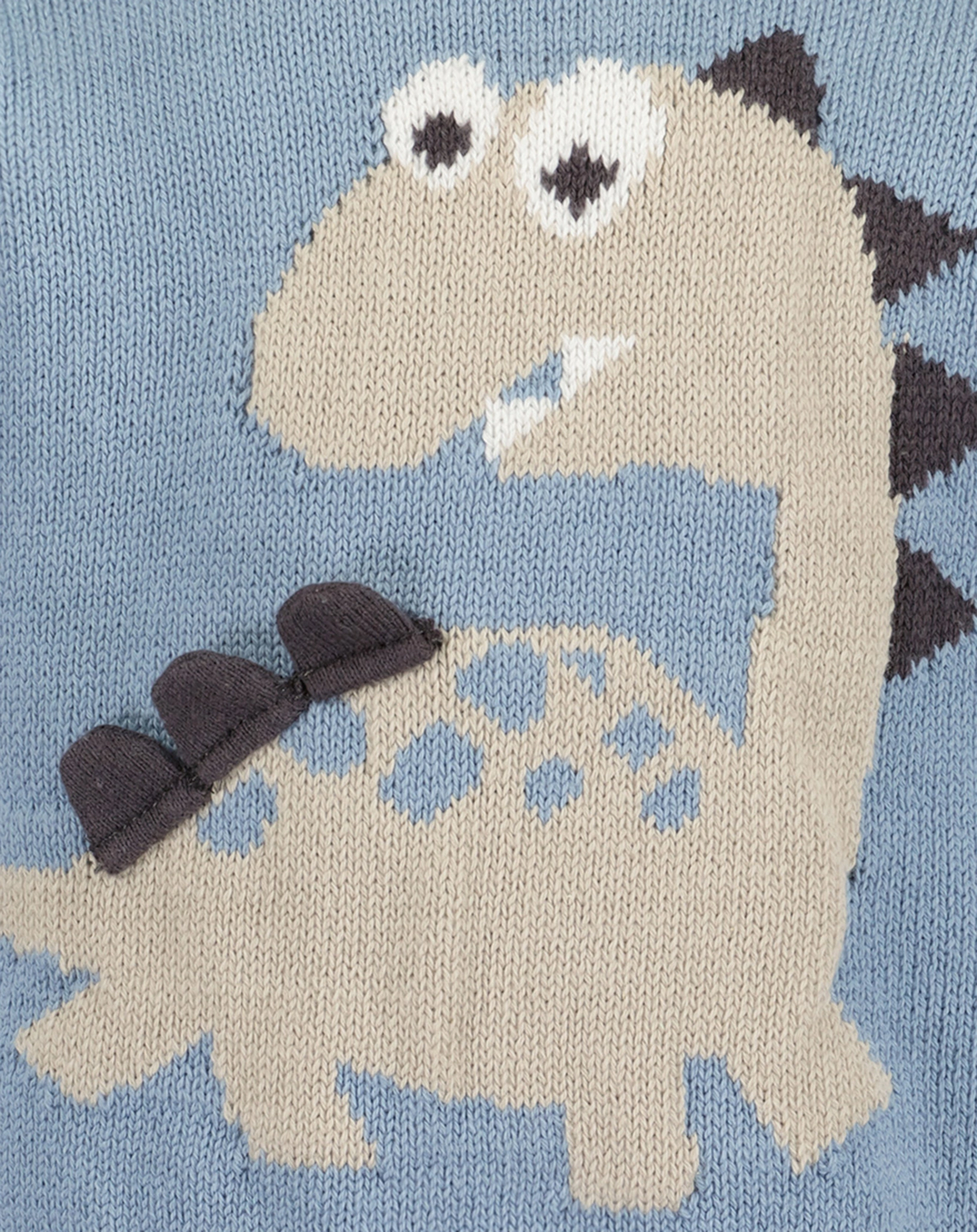Strickpullover DINOSAUR in mittelblau