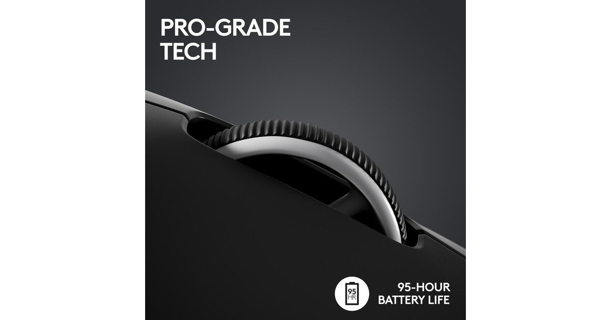 Logitech GPRO X SUPERLIGHT 2 Wireless gaming muis  (Zwart, 100 - 44.000 dpi)