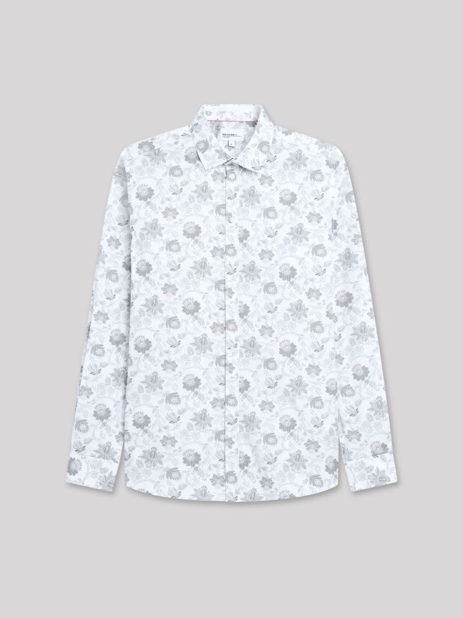 Chemise extra-slim stretch végétale
